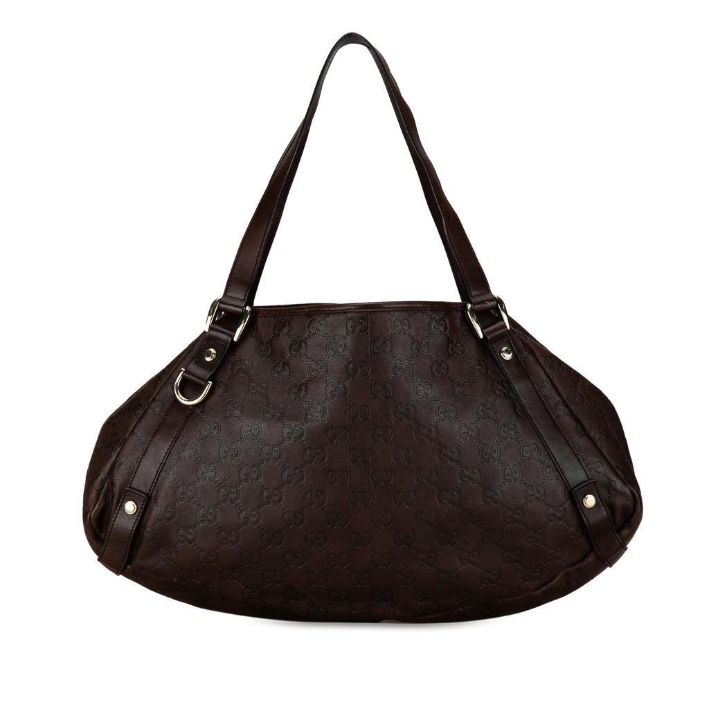 Gucci Guccissima Abbey D-Ring Shoulder Bag (SHG-JF2beD)