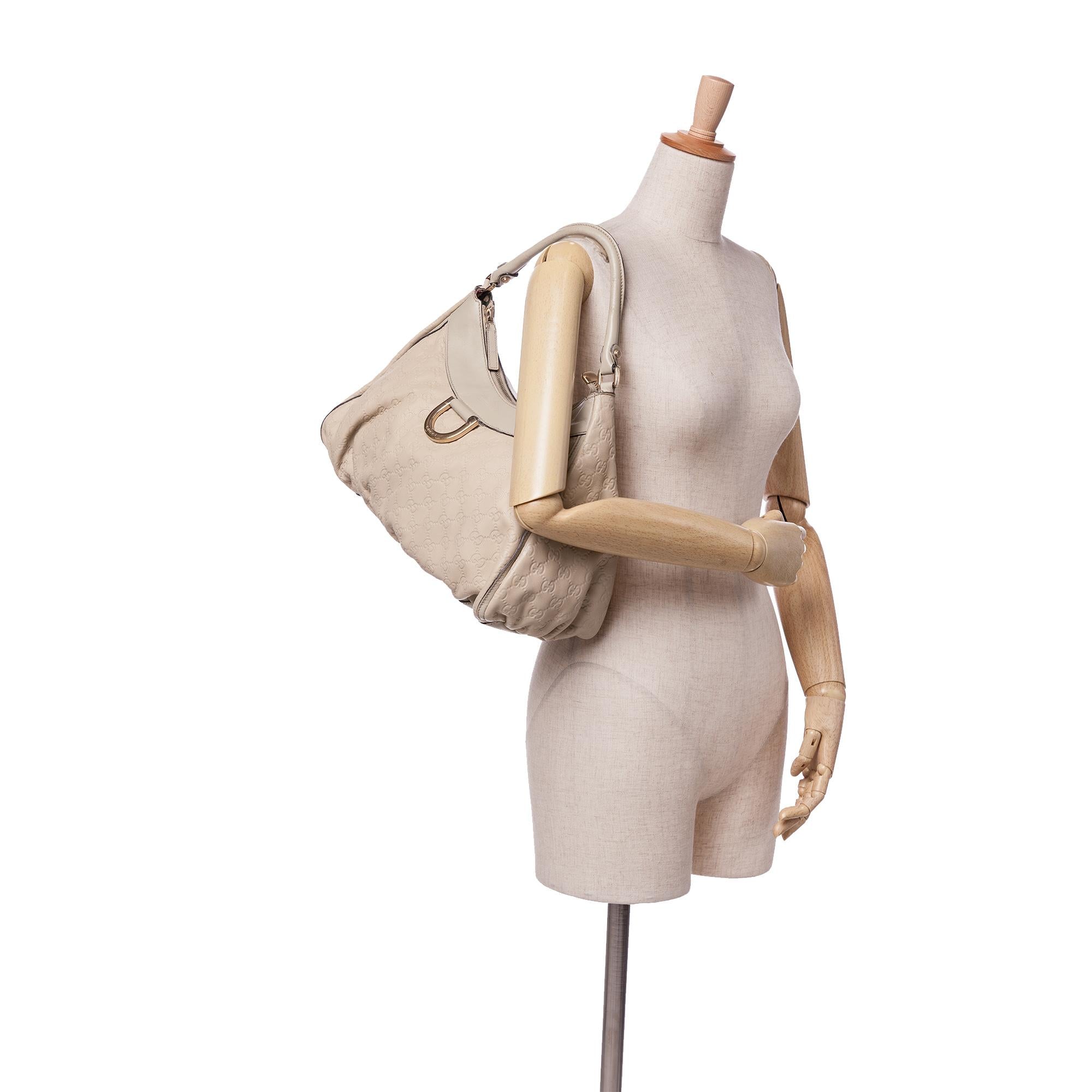 Gucci Guccissima Abbey D Ring Shoulder Bag