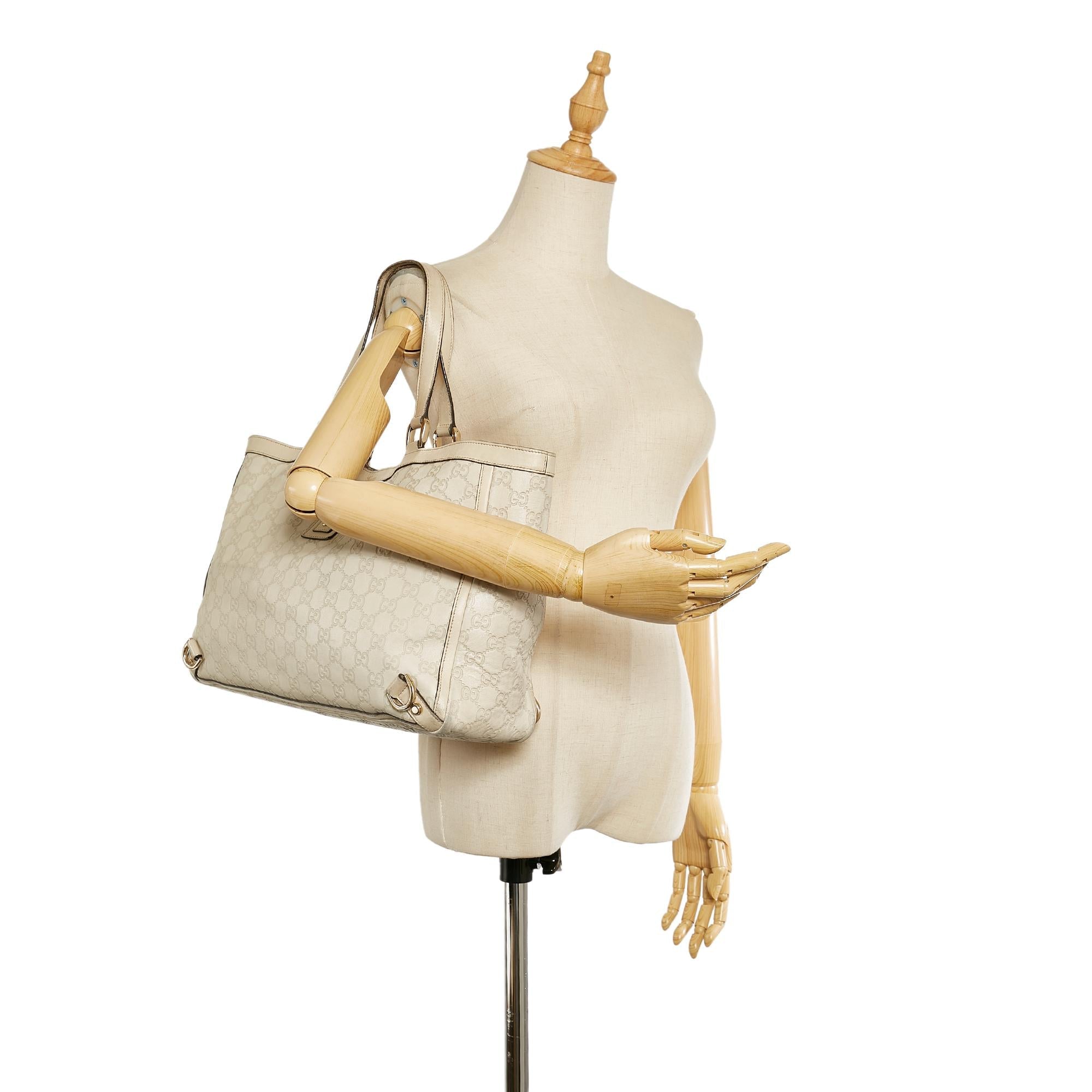 Gucci Guccissima Abbey D-Ring Tote Bag (SHG-31868)