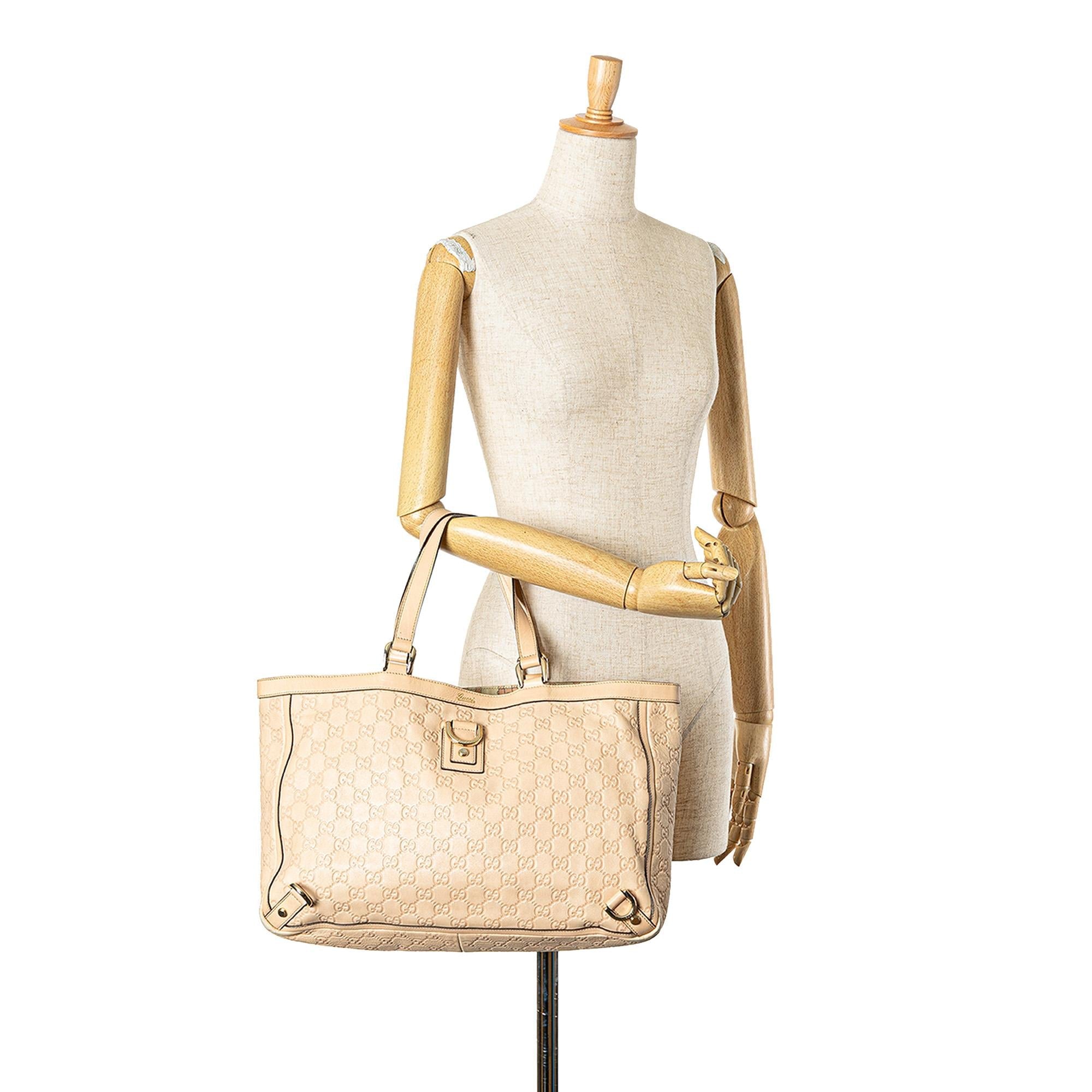 Gucci Guccissima Abbey D Ring Tote (SHG-fiEeUu)