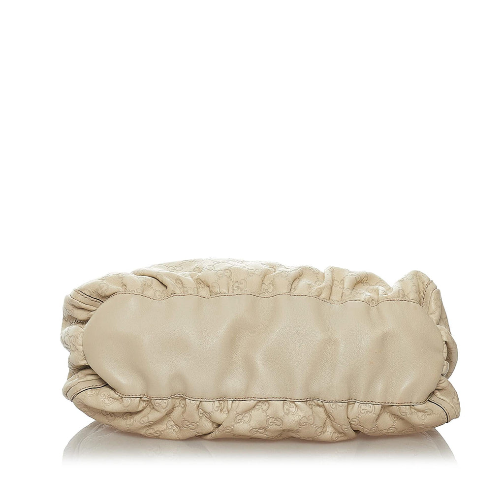 Gucci Guccissima Abbey D-ring Leather  Bag (SHG-28359)