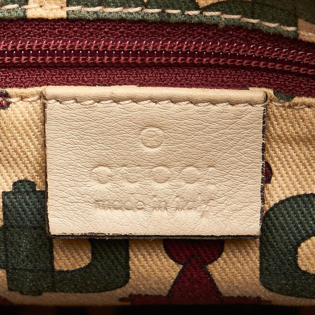Gucci Guccissima Abbey D-ring Leather  Bag (SHG-28359)