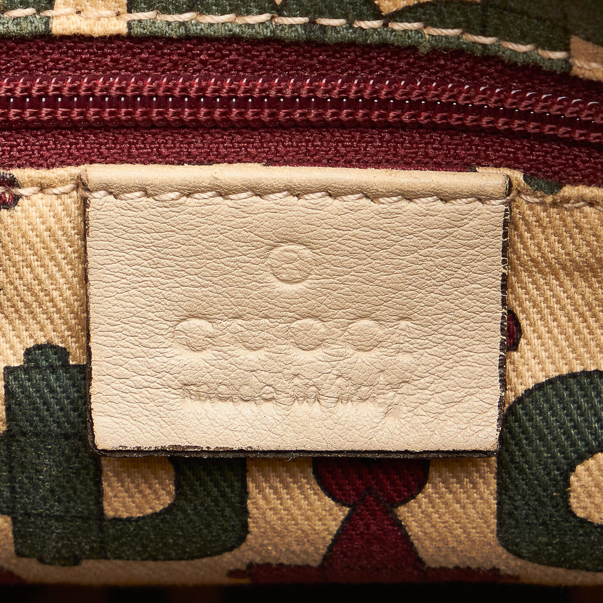 Gucci Guccissima Abbey D-ring Leather  Bag (SHG-28359)