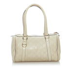 Gucci Guccissima Abbey Leather Boston Bag (SHG-37222)
