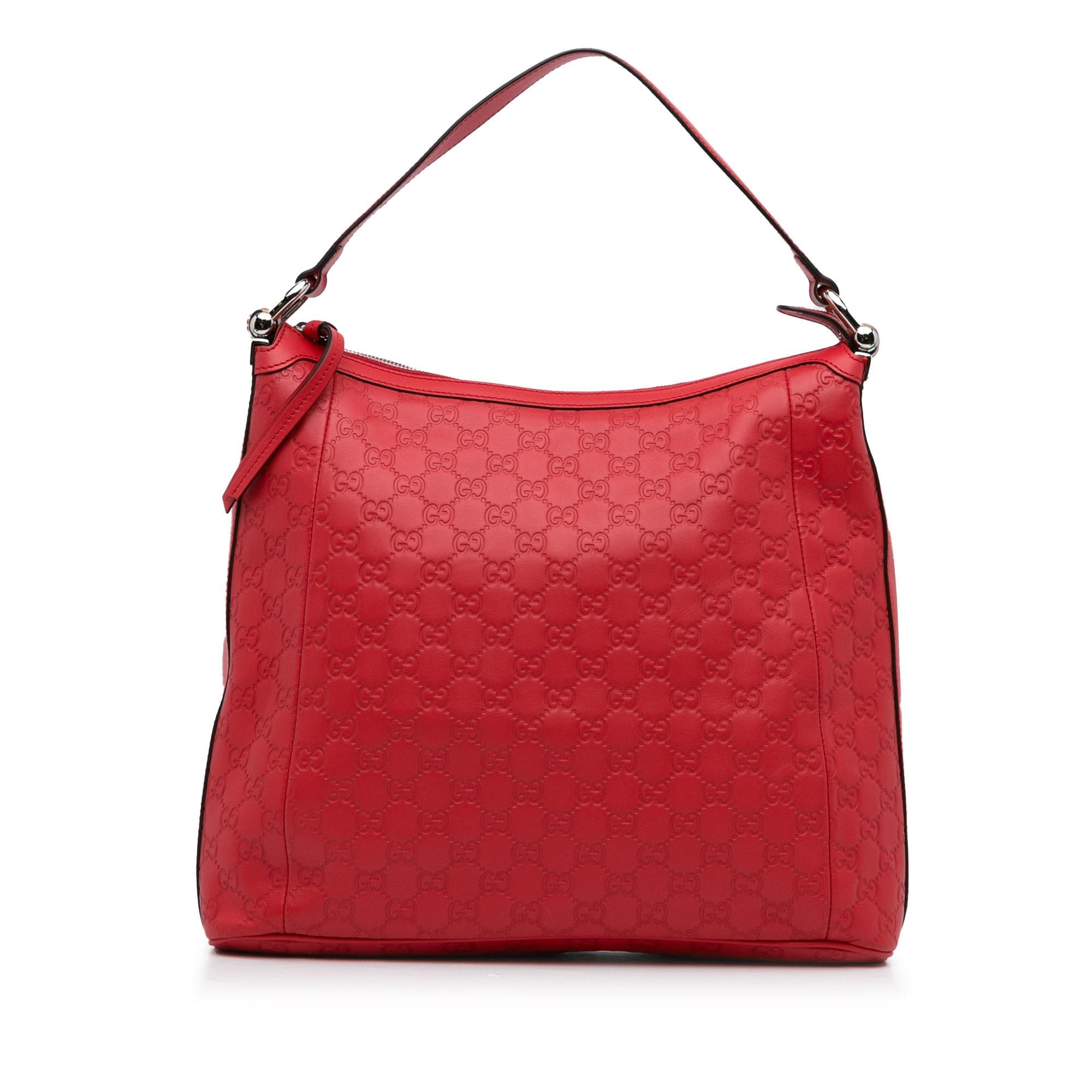 Gucci Guccissima Bamboo Shoulder Bag (SHG-Zkij8n)