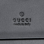 Gucci Guccissima Bee Embossed Leather Card Case (SHF-17231)