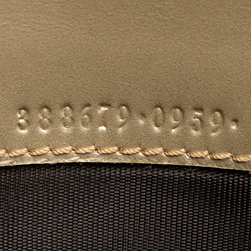 Gucci Guccissima Leather Bow Signature Continental Wallet