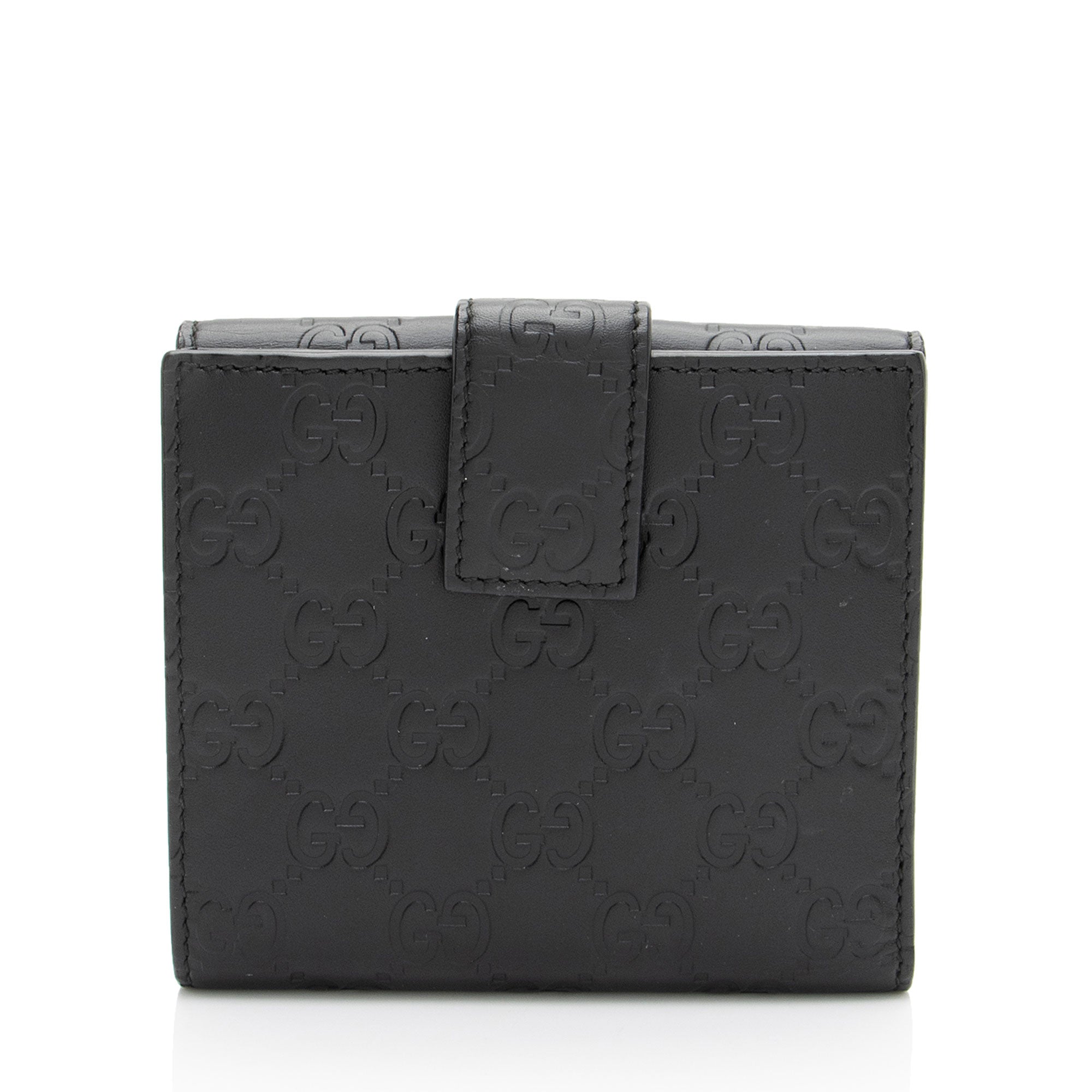 Gucci Guccissima Bow Signature French Wallet