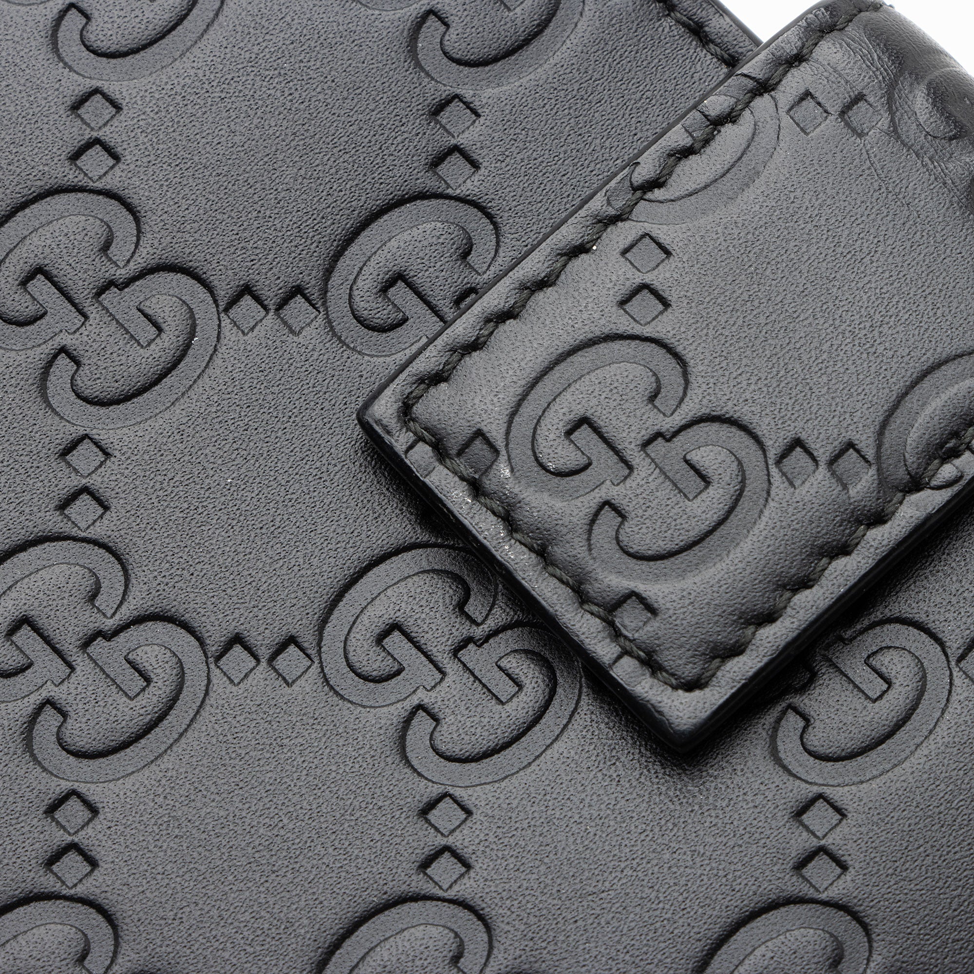 Gucci Guccissima Bow Signature French Wallet