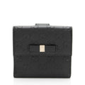 Gucci Guccissima Bow Signature French Wallet