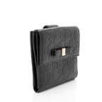 Gucci Guccissima Bow Signature French Wallet
