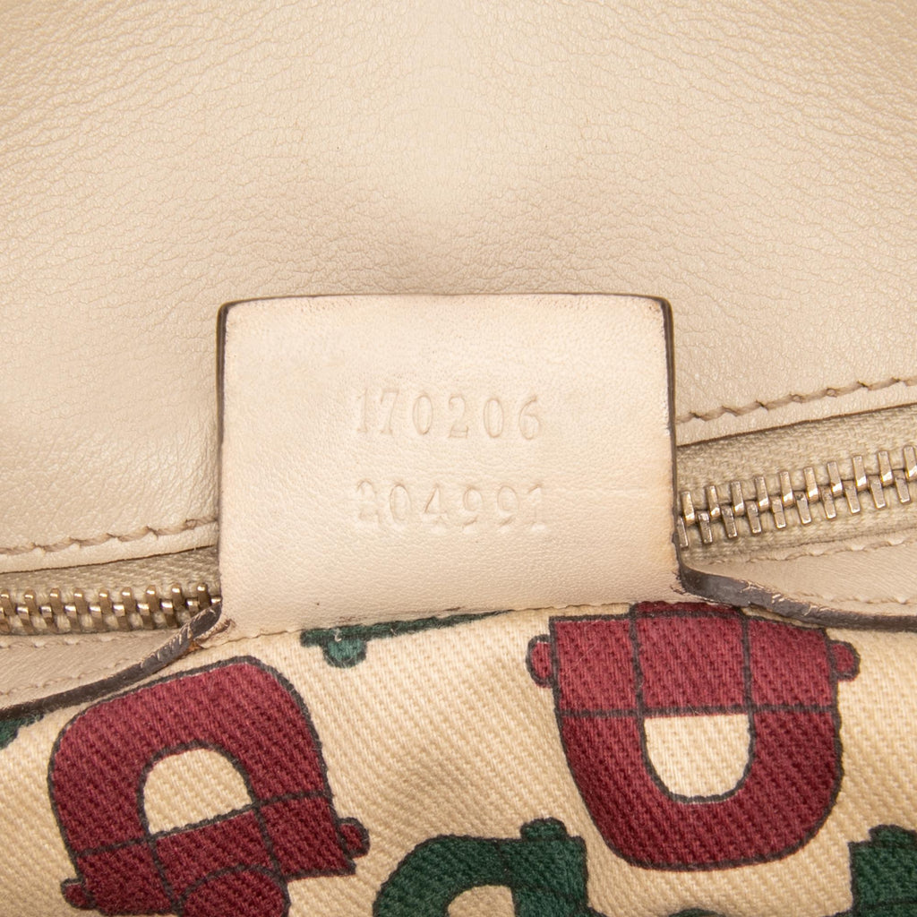 Gucci Guccissima Braided Peggy Tote