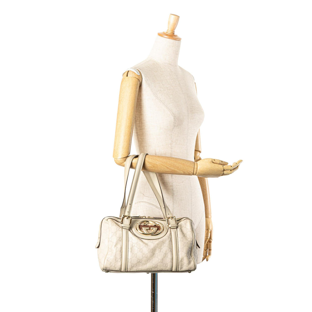Gucci Guccissima Britt Boston Bag