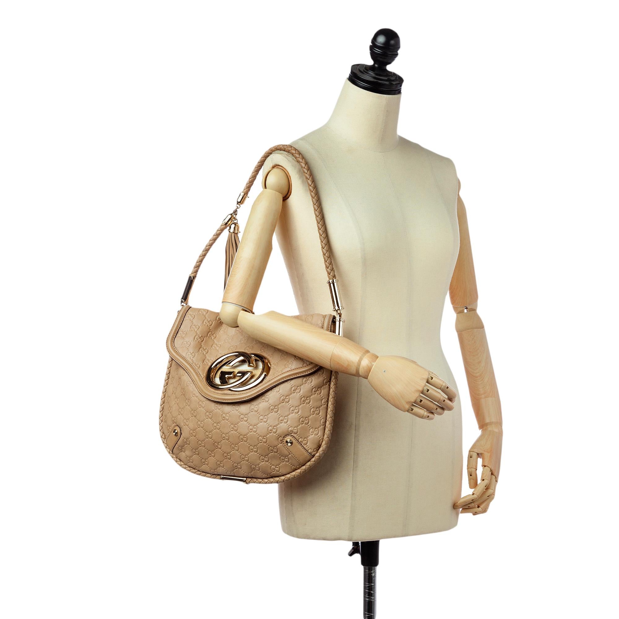 Gucci Guccissima Britt Shoulder Bag (SHG-30682)
