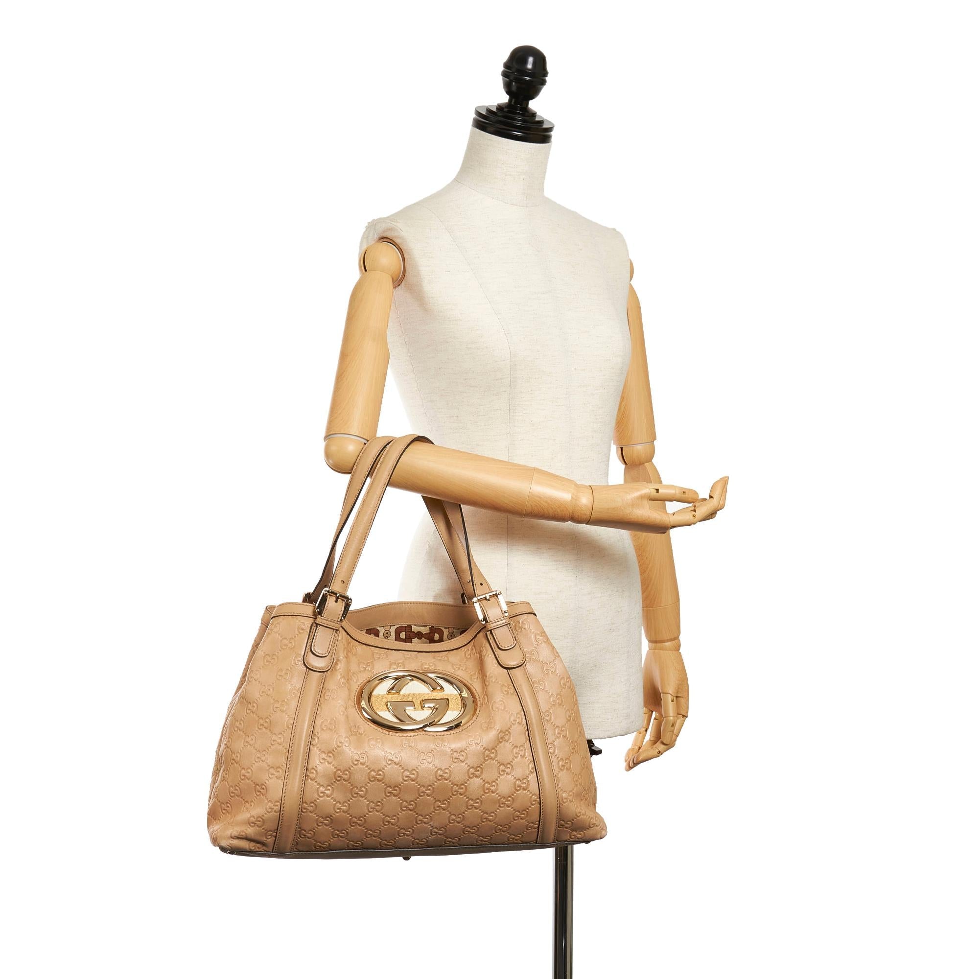 Gucci Guccissima Britt Tote Bag (SHG-29815)