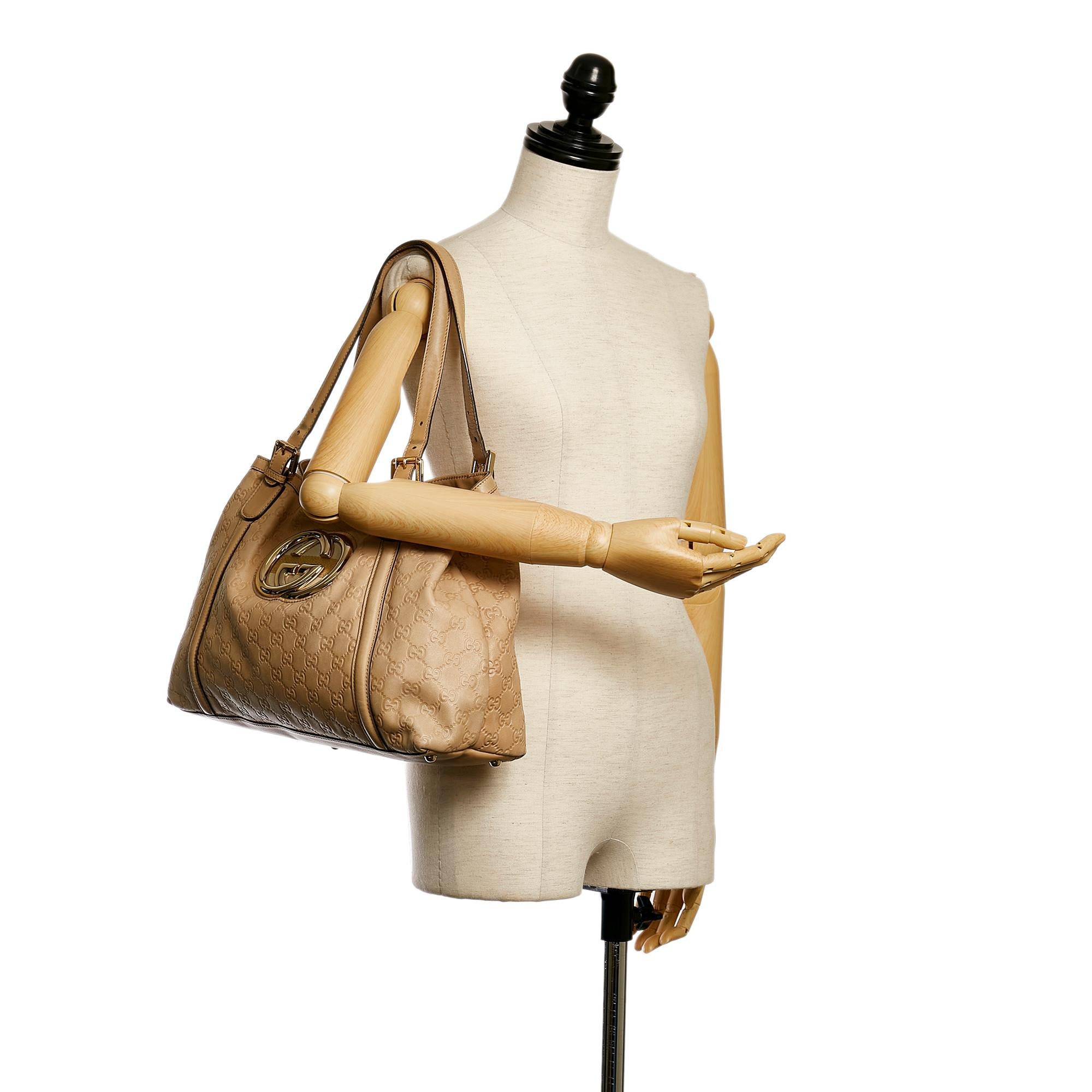 Gucci Guccissima Britt Tote Bag (SHG-30745)