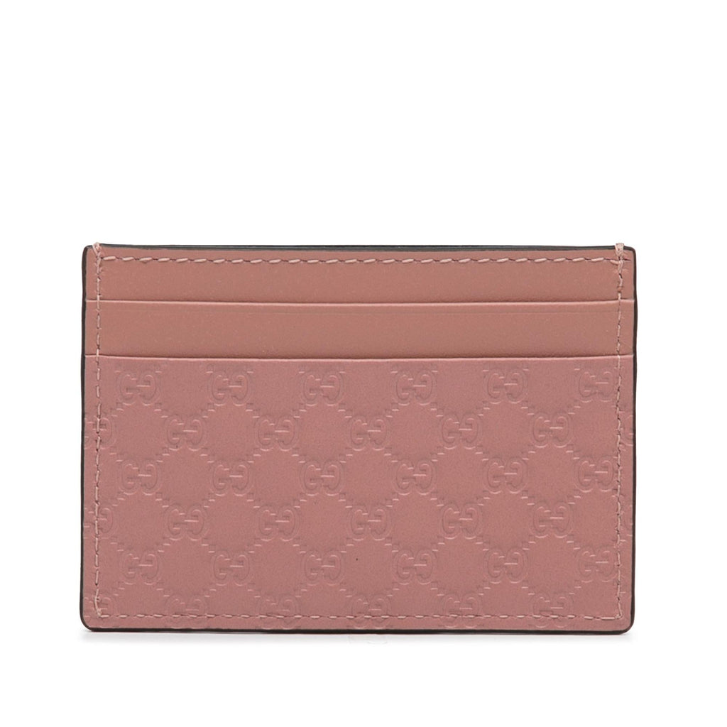 Gucci Guccissima Card Holder (SHG-MheP6T)