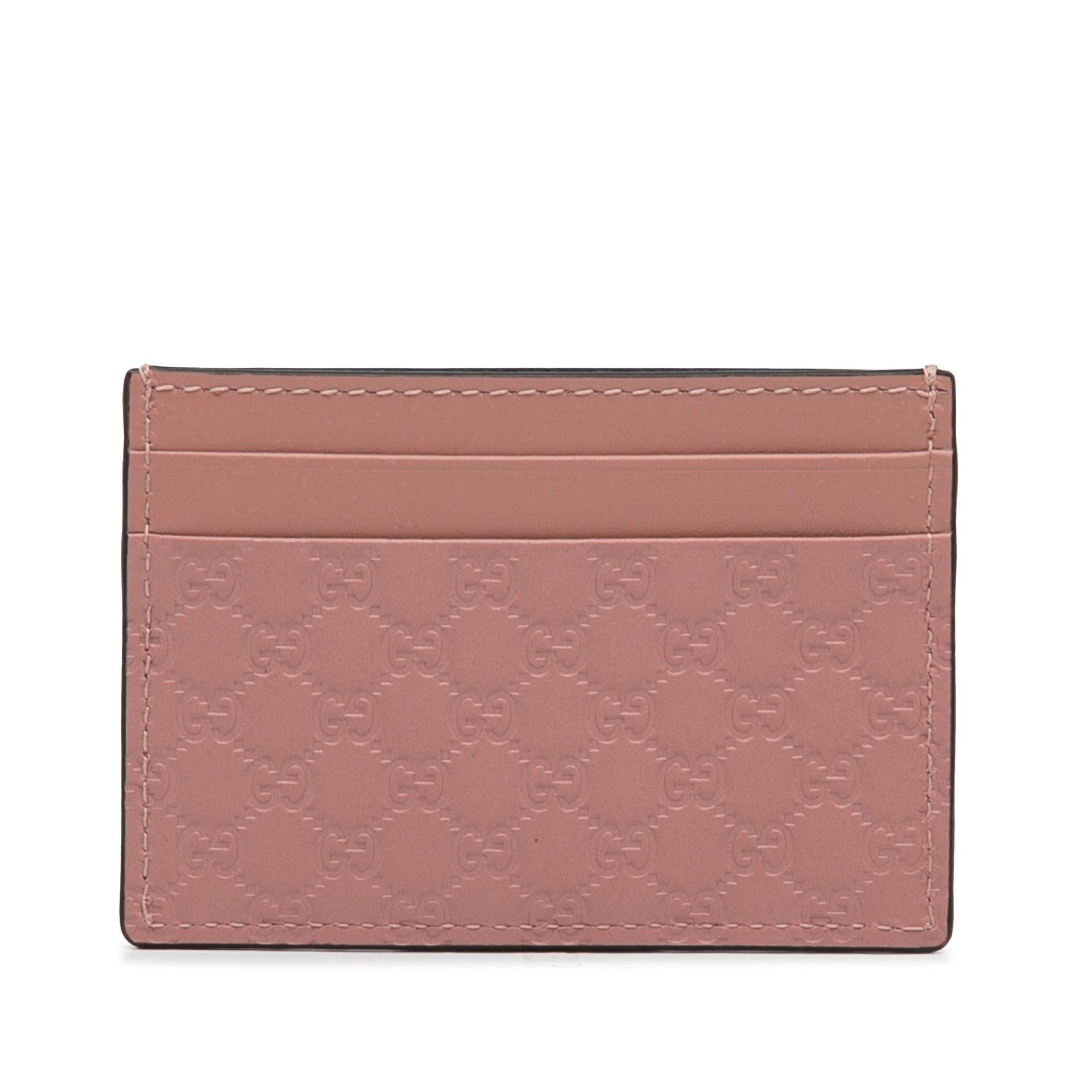 Gucci Guccissima Card Holder (SHG-MheP6T)