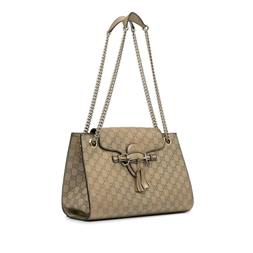 Gucci Guccissima Emily Shoulder Bag (SHG-RFwiJ3)
