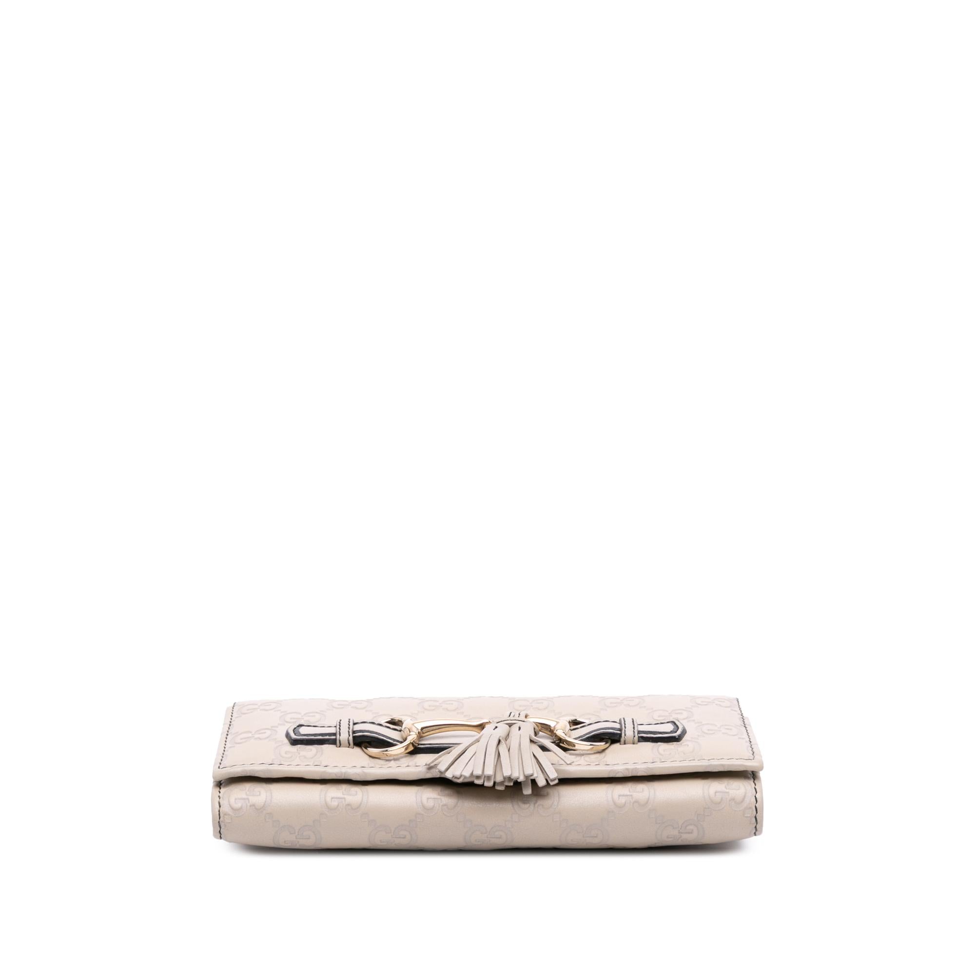 Gucci Guccissima Emily Wallet On Chain