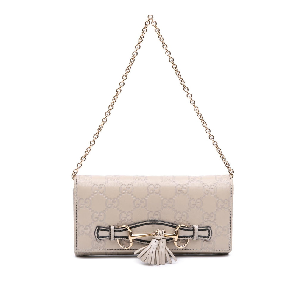 Gucci Guccissima Emily Wallet On Chain