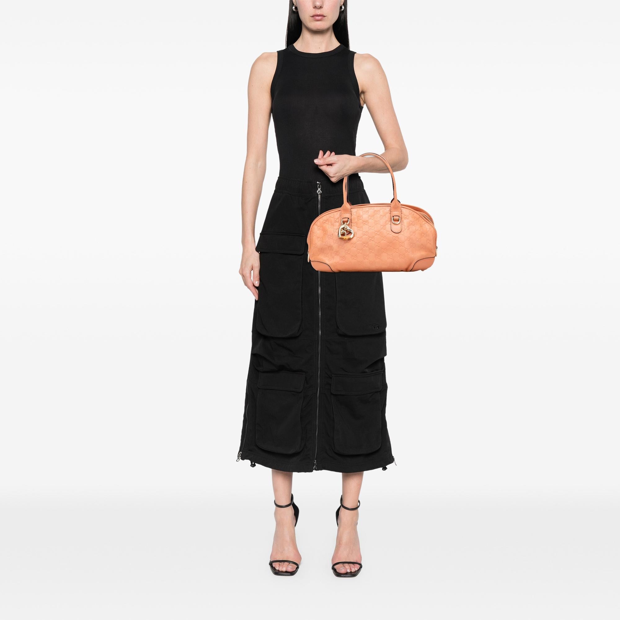 Gucci Guccissima Heart Bit Satchel