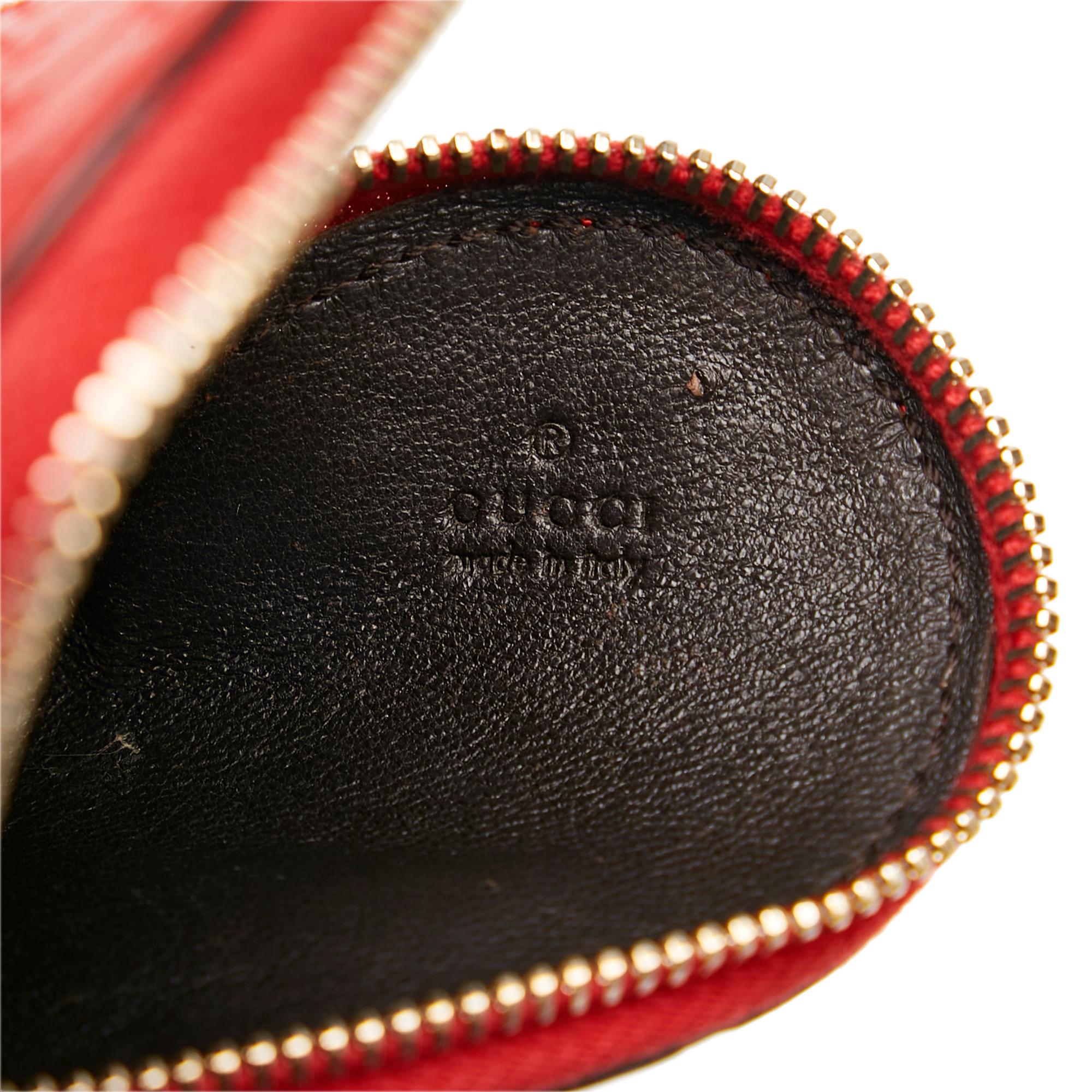 Gucci Guccissima Heart Coin Pouch (SHG-34406)