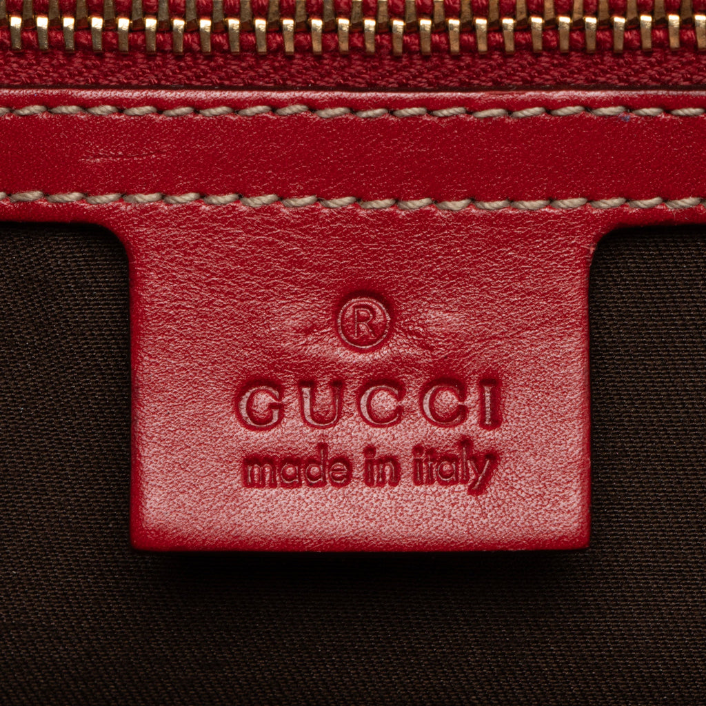 Gucci Guccissima Hearts Double Pocket Satchel (SHF-vNNtte)
