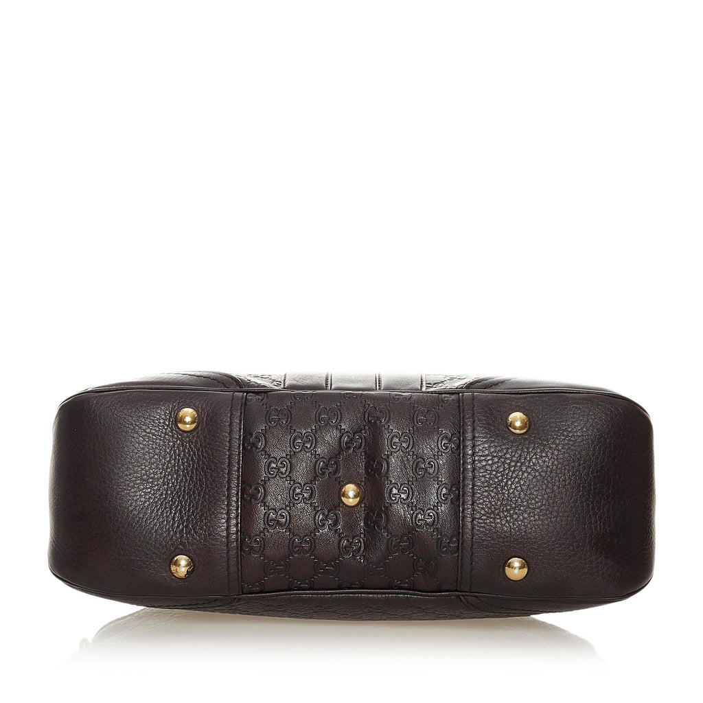 Gucci Guccissima Horsebit Catherine Satchel (SHG-27517)