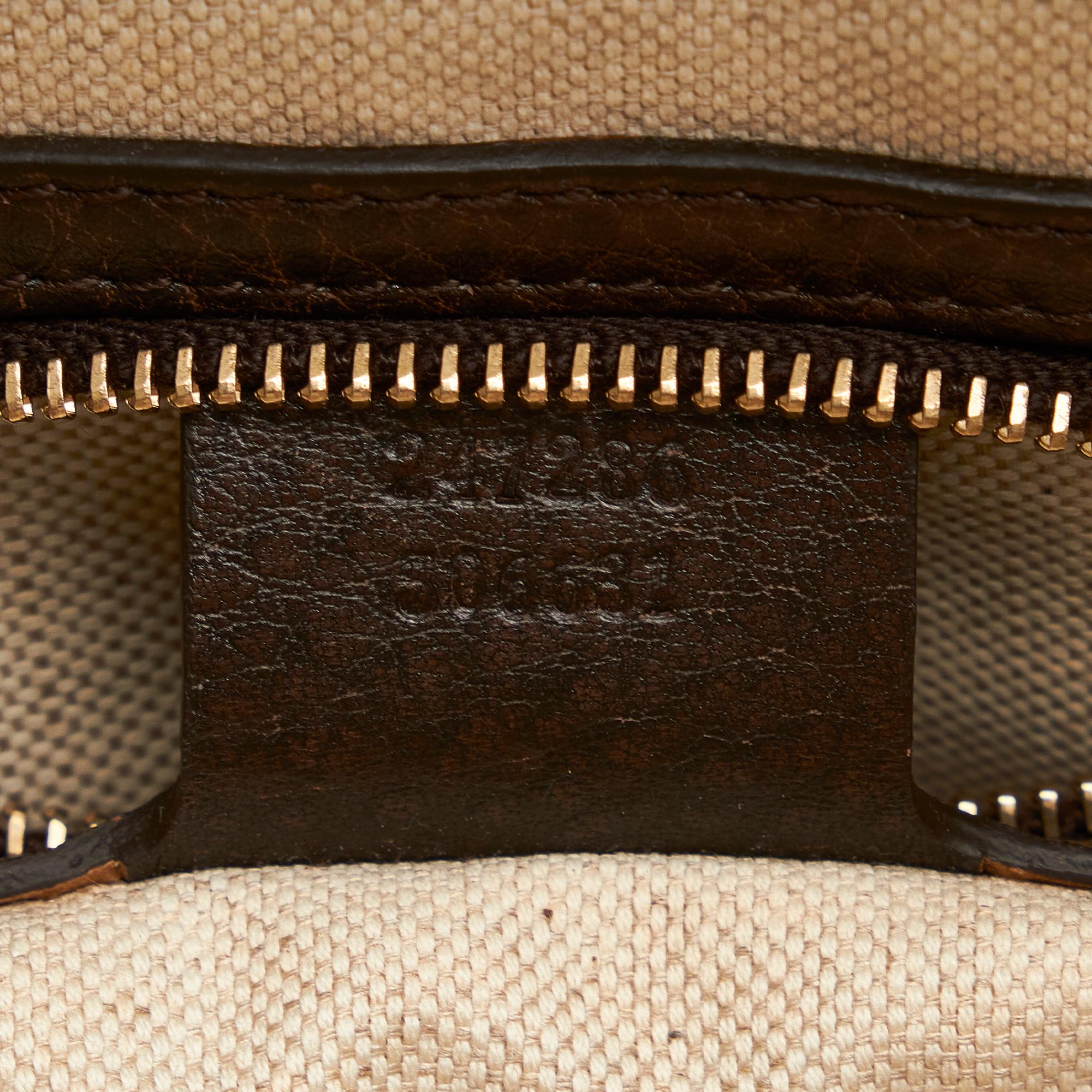 Gucci Guccissima Horsebit Catherine Satchel (SHG-ZAtsDg)