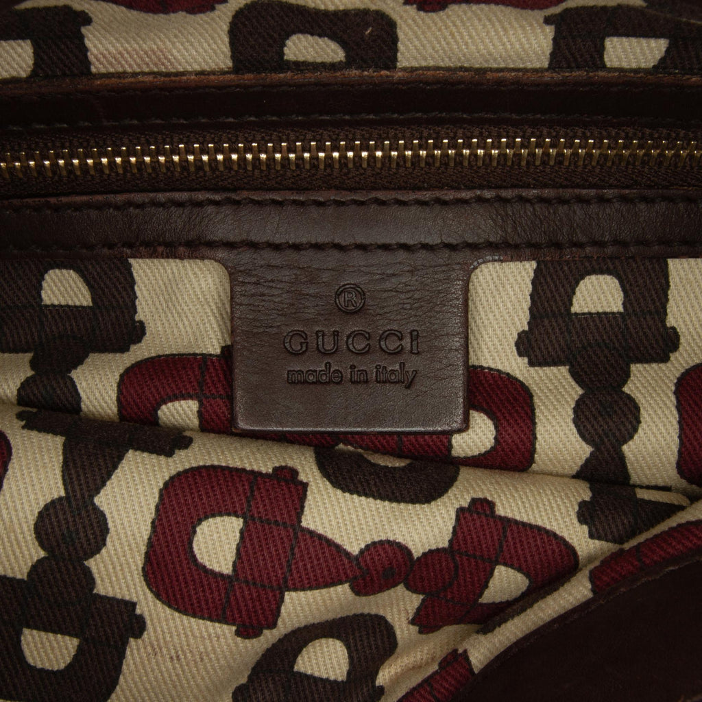 Gucci Guccissima Horsebit Creole Hobo (SHG-pRoFuj)