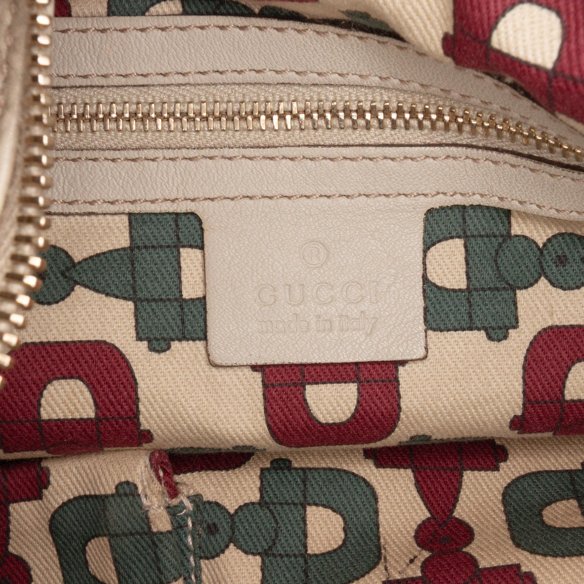 Gucci Guccissima Hysteria Crest Hobo