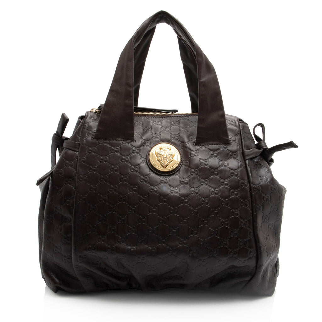 Gucci Guccissima Leather Hysteria Tote (SHF-U9A7KY)