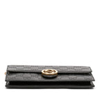 Gucci Guccissima Interlocking G Wallet On Chain
