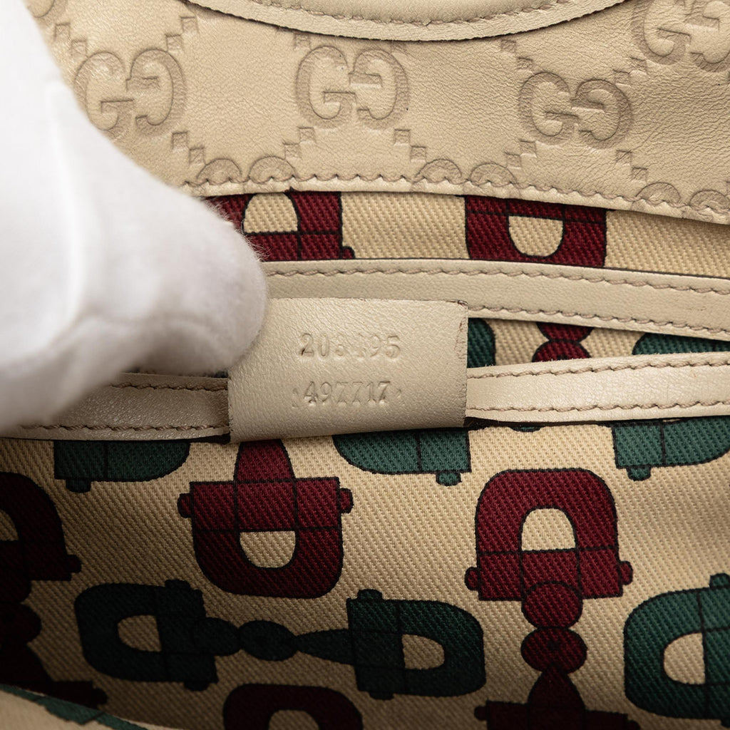 Gucci Guccissima Jackie Joy Bardot Shoulder Bag
