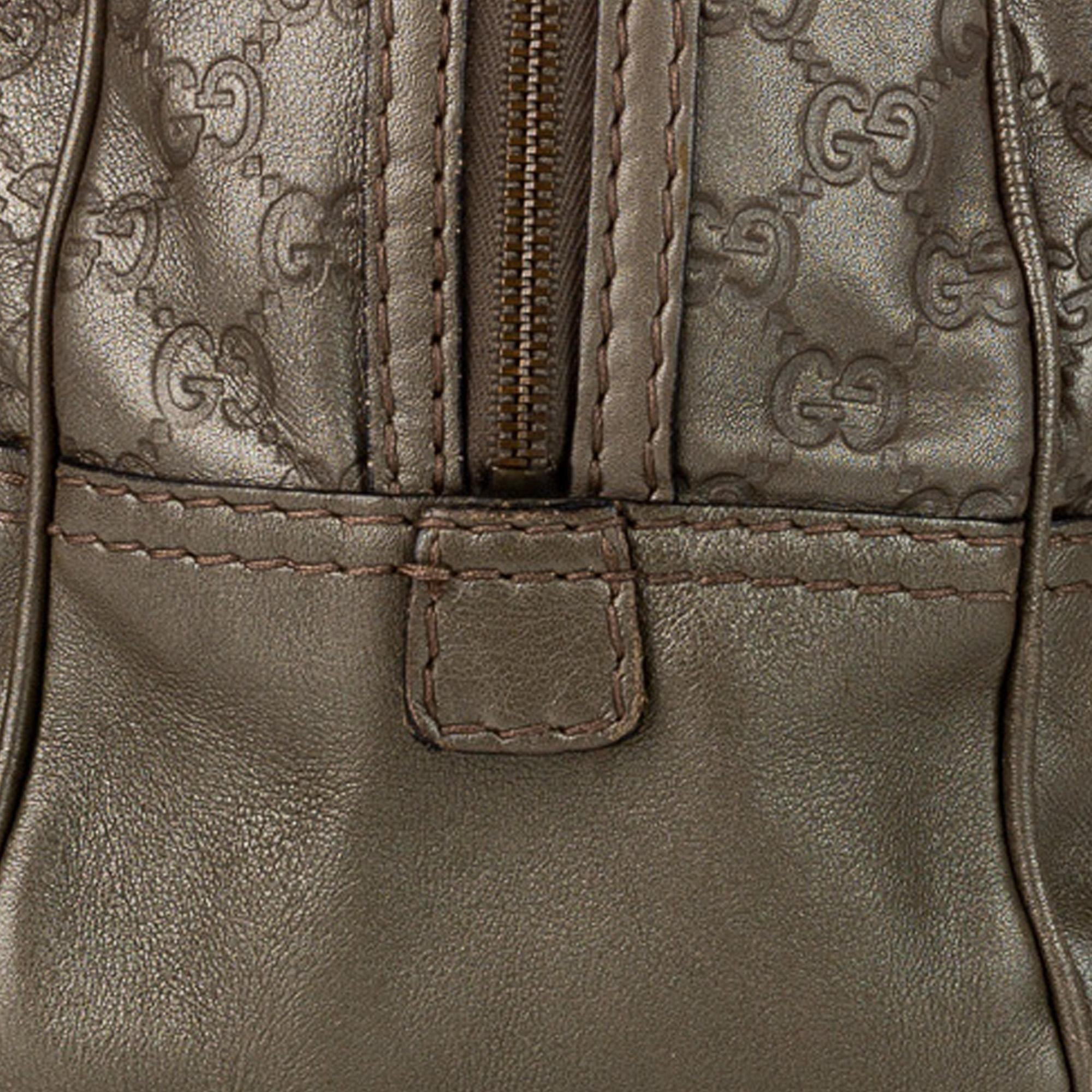 Gucci Guccissima Jockey Boston Bag (SHG-30176)