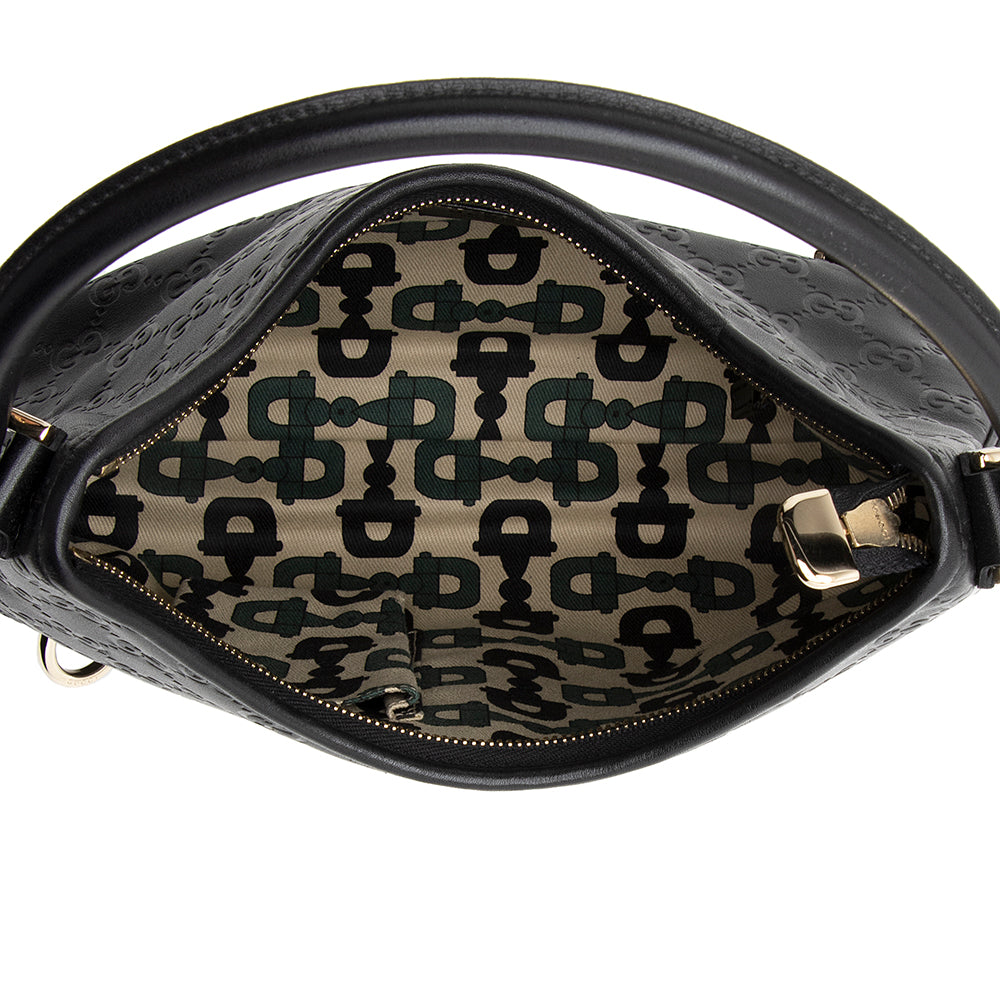 Gucci Guccissima Leather Abbey Medium Hobo (SHF-21546)
