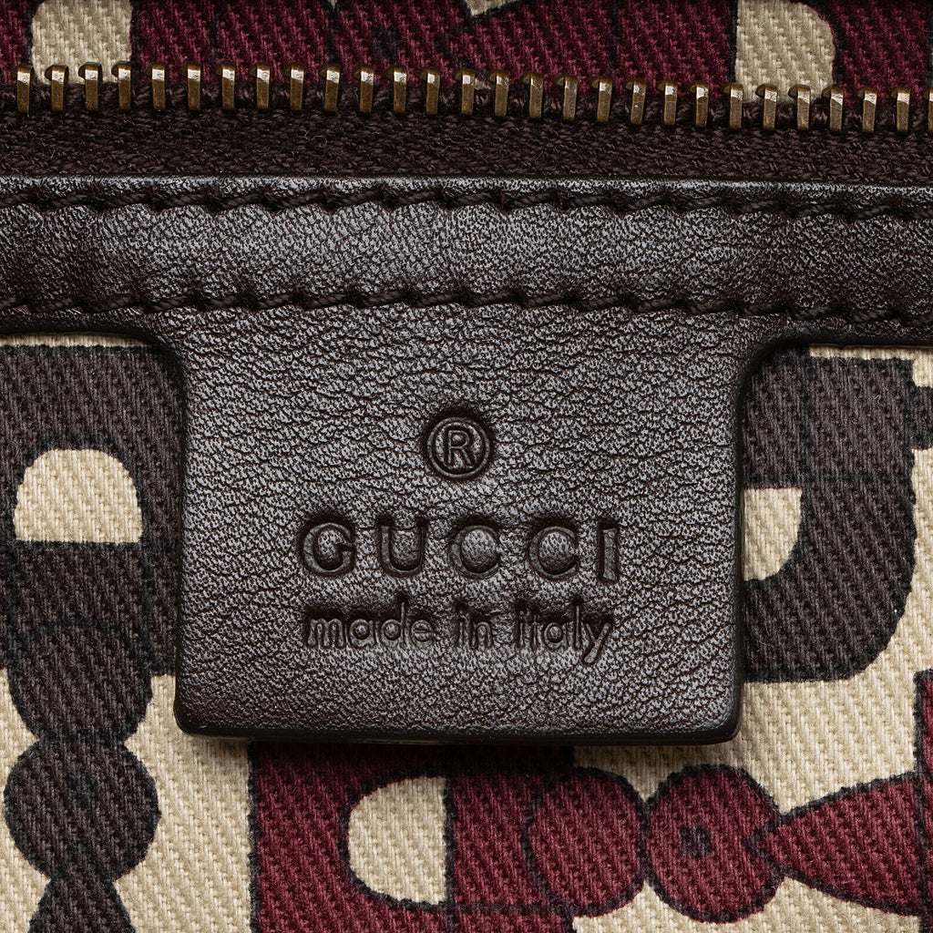 Gucci Guccissima Leather Babouska Medium Tote