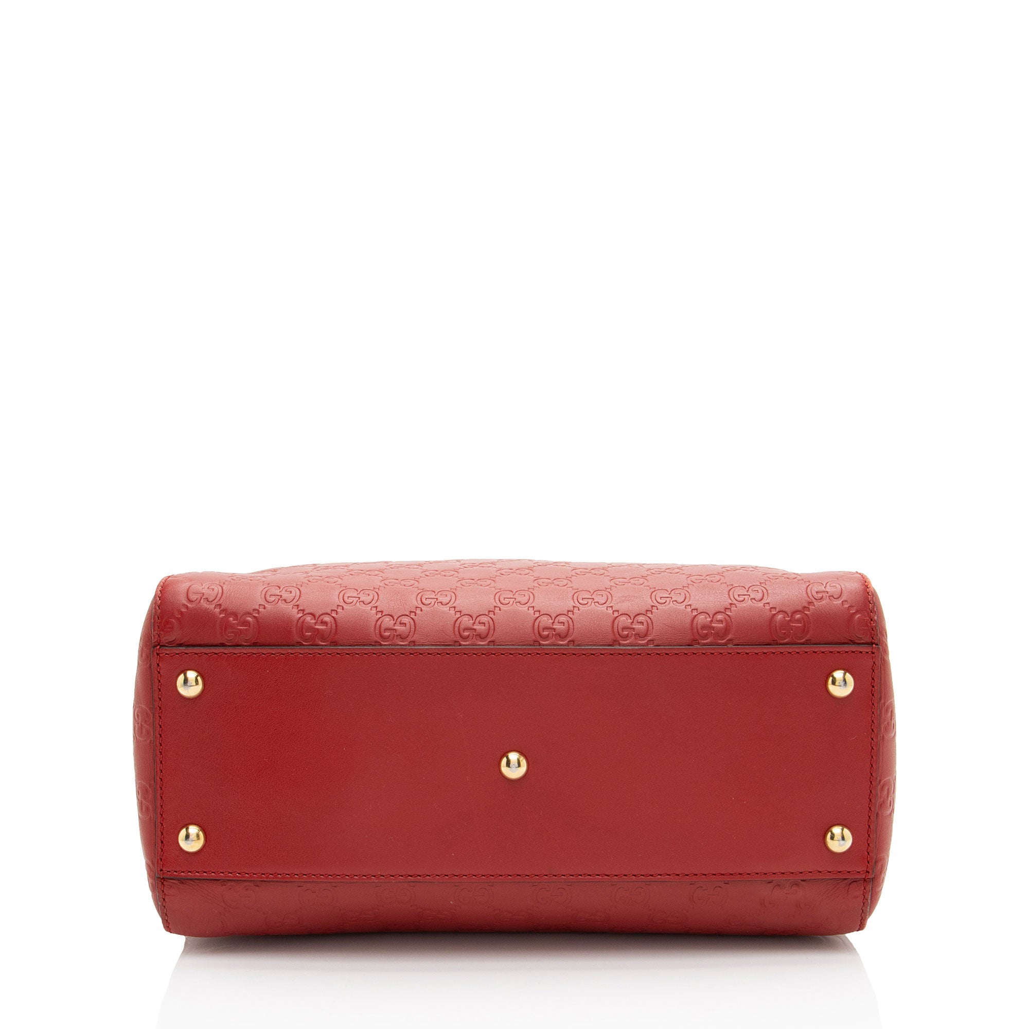 Gucci Guccissima Leather Boston Bag