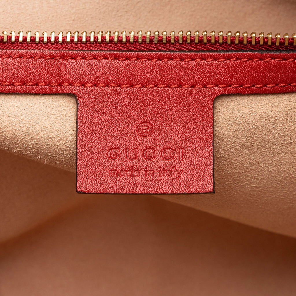 Gucci Guccissima Leather Boston Bag