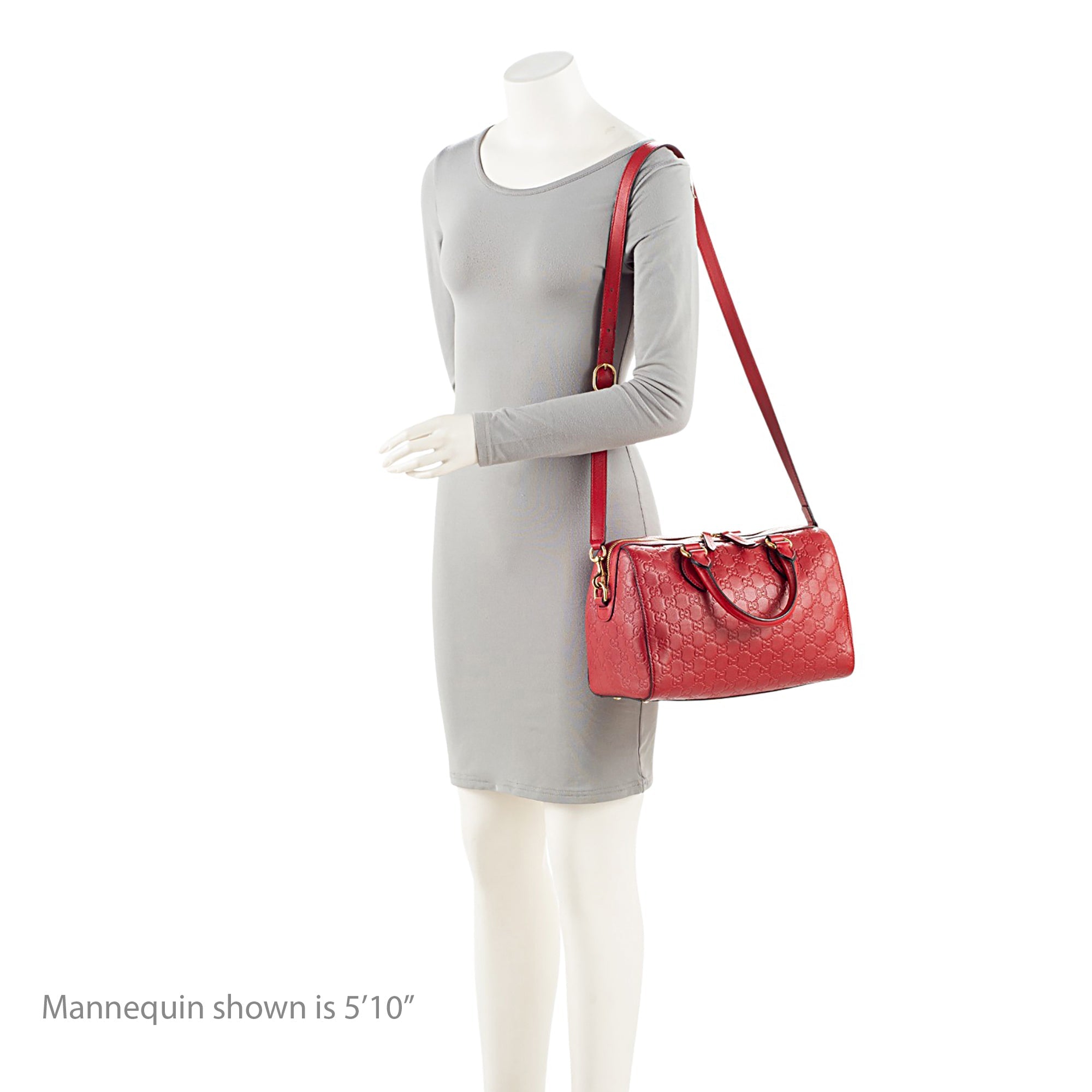 Gucci Guccissima Leather Boston Bag