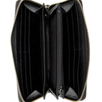 Gucci Guccissima Leather Bow Zip Around Wallet