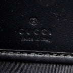 Gucci Guccissima Leather Bow Zip Around Wallet