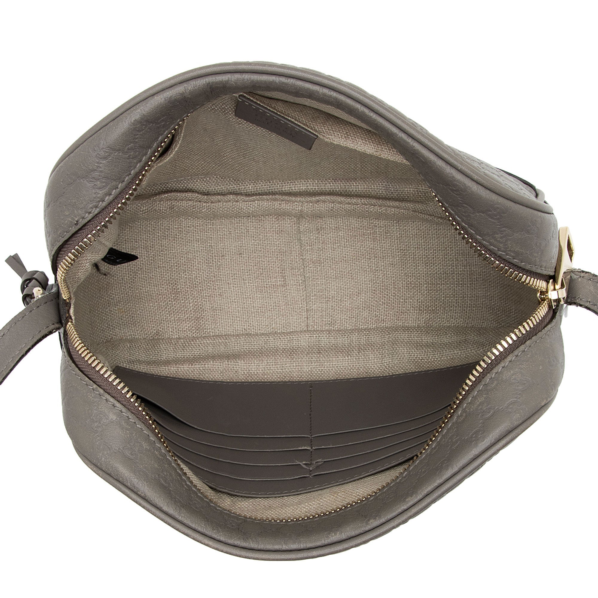 Gucci Guccissima Leather Bree Disco Shoulder Bag (SHF-wVBwEk)