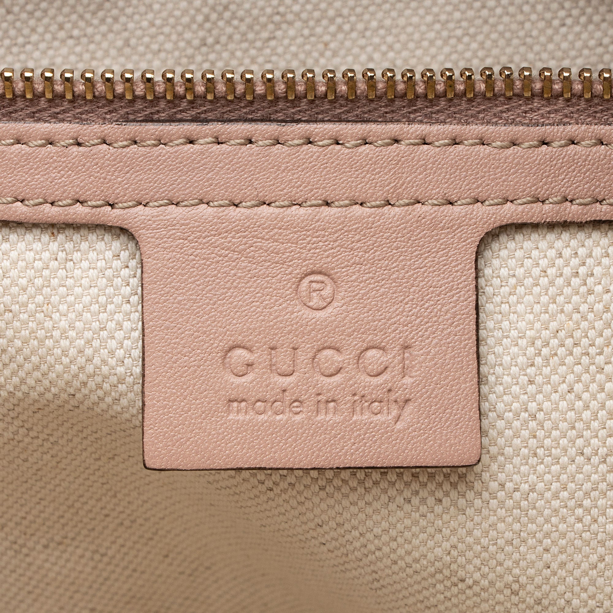 Gucci Guccissima Leather Bree Fold Over Medium Tote