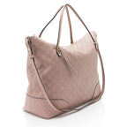 Gucci Guccissima Leather Bree Fold Over Medium Tote