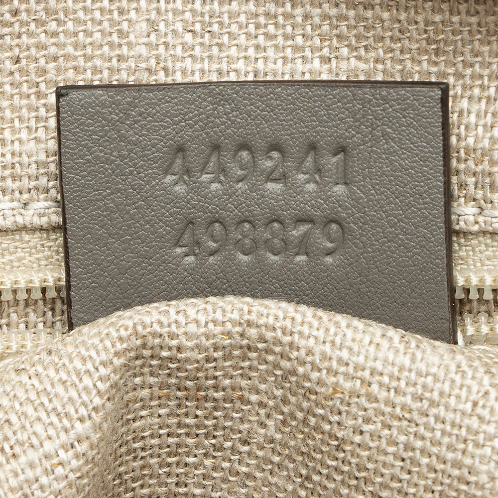 Gucci Guccissima Leather Bree Small Tote (SHF-21732)
