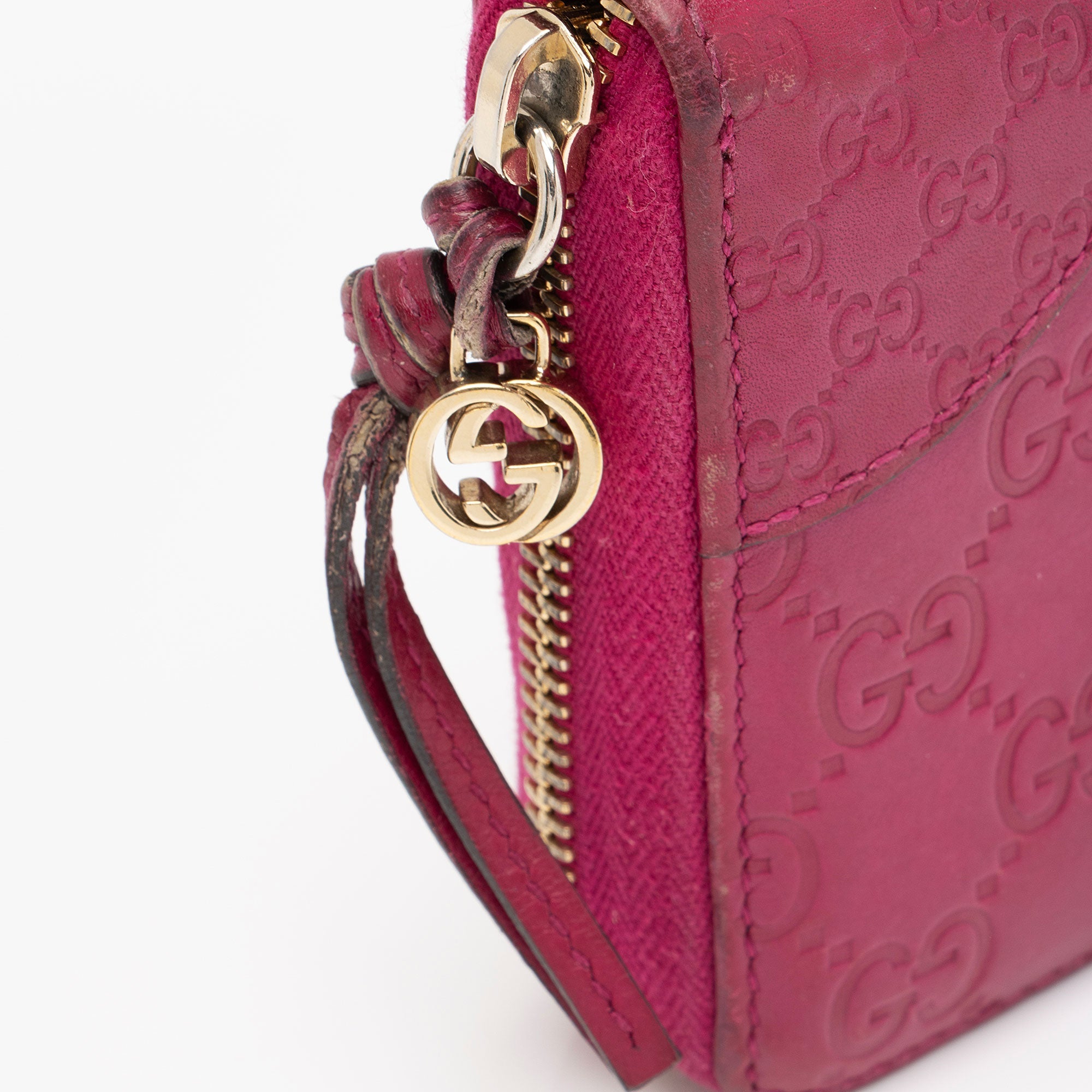 Gucci Guccissima Leather Bree Zip Around Wallet (SHF-s1cU37)