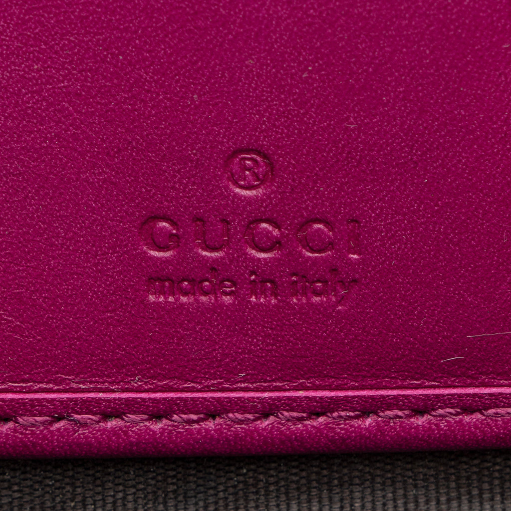 Gucci Guccissima Leather Bree Zip Around Wallet (SHF-s1cU37)