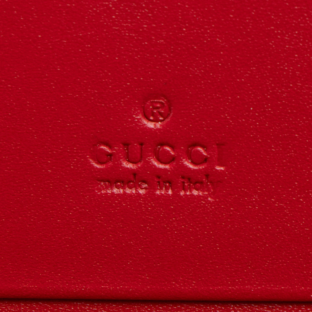 Gucci Guccissima Leather Bifold Card Case